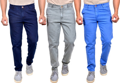 Moudlin Slim Men Multicolor Jeans(Pack of 3)