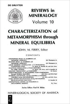 Characterization of Metamorphism through Mineral Equilibria(English, Paperback, unknown)
