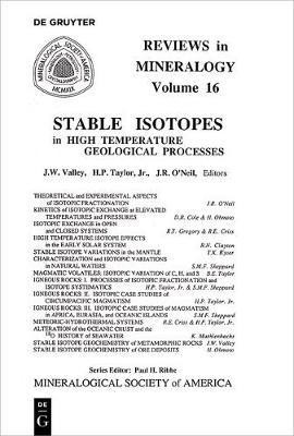 Stable Isotopes in High Temperature Geological Processes(English, Paperback, unknown)
