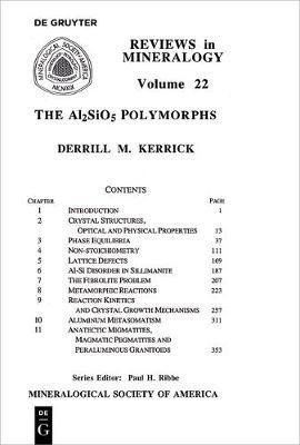 The Al2SiO5 Polymorphs(English, Paperback, unknown)
