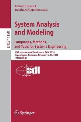 System Analysis and Modeling. Languages, Methods, and Tools for Systems Engineering(English, Paperback, unknown)