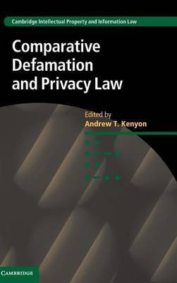 Comparative Defamation and Privacy Law(English, Hardcover, unknown)