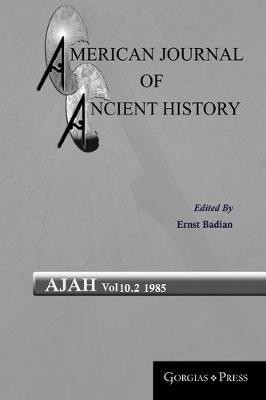 American Journal of Ancient History (Vol 10.2)(English, Paperback, unknown)