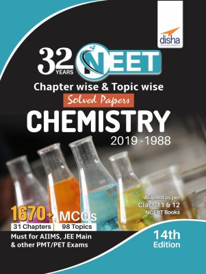 32 Years NEET Chapter-wise & Topic-wise Solved Papers CHEMISTRY (2019 - 1988) 14th Edition(English, Paperback, unknown)