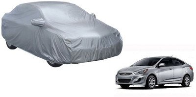 Auto Oprema Car Cover For Hyundai Accent (With Mirror Pockets)(Silver)