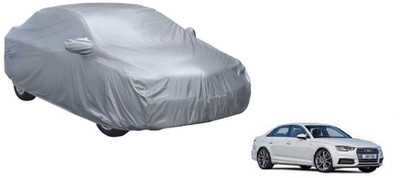 AUTO STAR Car Cover For Audi A4 (With Mirror Pockets)(Silver)