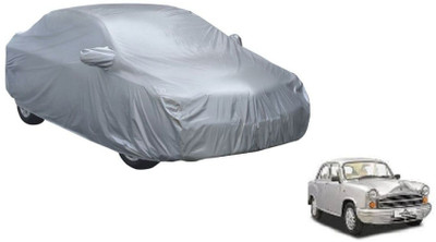Auto Oprema Car Cover For HM Ambassador MPFi (With Mirror Pockets)(Silver)
