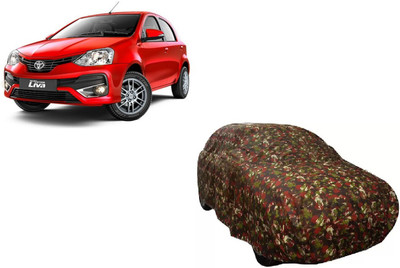ANLOPE Car Cover For Toyota Etios Liva (Without Mirror Pockets)(Multicolor)
