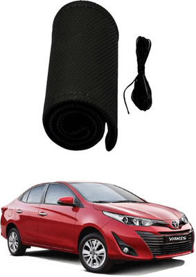 AYW Hand Stiched Steering Cover For Toyota GLA-Class(Black, Leather)