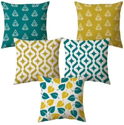 AEROHAVEN Printed Cushions Cover(Pack of 5, 16*16, Multicolor)