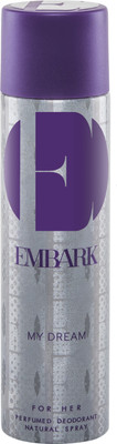 cashback EMBARK My Dream For Her 4-Piece Gift Set | EMBARK My Dream for her 150 ml Perfume Body Spray – For Women(150 ml)