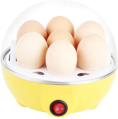 

Shopper52 2-in-1 Multi-Functional Electric Mini Egg Boiler Poacher Steaming Device EGBOR-N4 Egg Cooker(7 Eggs)