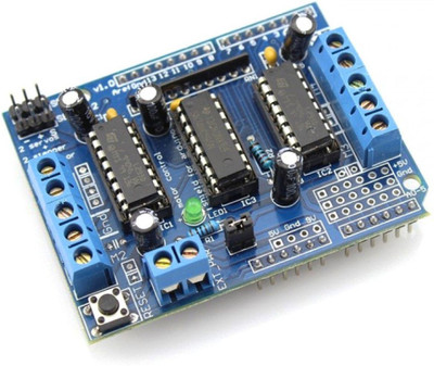 Technical hut L293D Motor Driver Shield For arduino Projects Micro Controller Board Electronic Hobby Kit