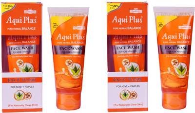 HAPDCO AQUI PLUS-PURE HERBAL BALANCE FACEWASH Face Wash  (100 ml)