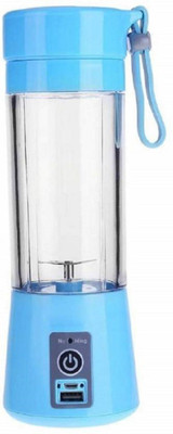 

Nelinho Portable USB Rechargeable Blender 450 Juicer Mixer Grinder(Blue, 1 Jar)