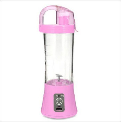 

Marghat USB Rechargeable Portable Blender Mixer with Sipper 0 Mixer Grinder(Pink, 1 Jar)