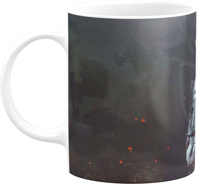 Flair Print Pubg FPM037 Printed Ceramic Coffee Mug(350 ml)