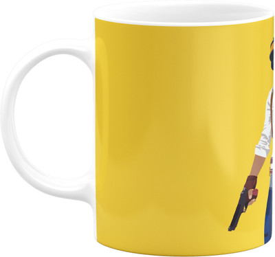 Flair Print Pubg FPM022 Printed Ceramic Coffee Mug(350 ml)