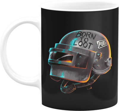 Flair Print To Loot Printed Ceramic Coffee Mug(350 ml)