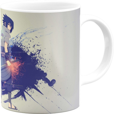 Flair Print Naruto – Sasuke FPM026 Printed Ceramic Coffee Mug(350 ml)