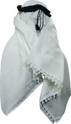 zs cap house Self Design Cotton Blend Men Scarf