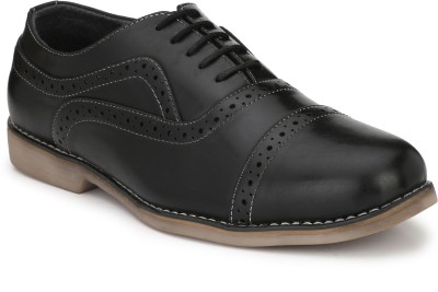 EEGO ITALY Stylish Brogues For Men(Black , 8)