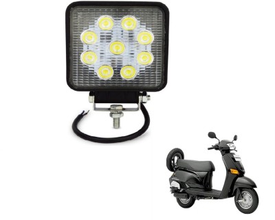 MOCKHE VLB-NS-SQR9LD1P-94 Etro Headlight Motorbike LED for Honda (12 V, 27 W)(Universal For Bike, Pack of 1)