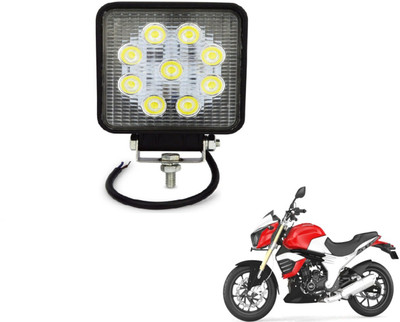 MOCKHE VLB-NS-SQR9LD1P-148 Headlight Motorbike LED for Mahindra (12 V, 27 W)(Mojo, Pack of 1)