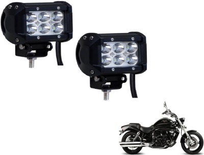 MOCKHE VLB-NS-RCT6LD2P-20 Headlight Motorbike LED for Hyosung (12 V, 18 W)(Aquila Pro 650, Pack of 2)