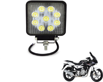 MOCKHE VLB-NS-SQR9LD1P-183 Headlight Motorbike LED for Bajaj (12 V, 27 W)(Pulsar 220 DTS-i, Pack of 1)