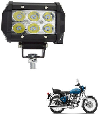 MOCKHE VLB-NP-RCT6LD1P-82 Headlight Motorbike LED for Royal Enfield (12 V, 18 W)(Universal For Bike, Pack of 1)