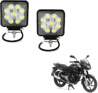 AUTYLE AU-VLB-NS-SQR9LD2P-179 Headlight Motorbike LED for Bajaj (12 V, 27 W)(Pulsar 180, Pack of 2)