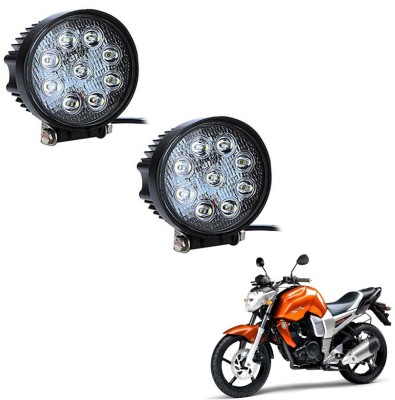 MOCKHE VLB-NS-ROU9LD2P-109 Headlight Motorbike LED for Yamaha (12 V, 27 W)(FZ16, Pack of 2)