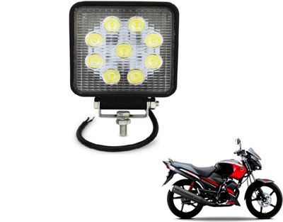 MOCKHE VLB-NS-SQR9LD1P-113 Gl d t r Headlight Motorbike LED for Yamaha (12 V, 27 W)(Universal For Bike, Pack of 1)