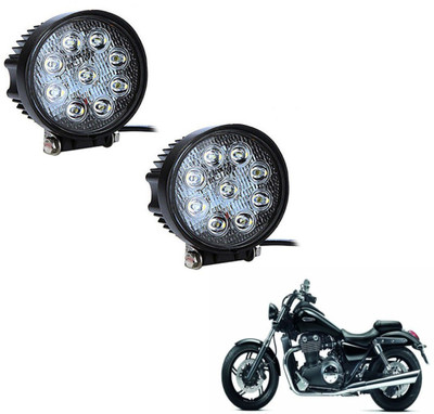 MOCKHE VLB-NS-ROU9LD2P-229 Thndrbrd Strm Headlight Motorbike LED (12 V, 27 W)(Universal For Bike, Pack of 2)