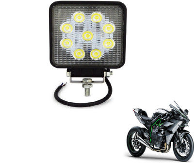 MOCKHE VLB-NS-SQR9LD1P-160 Headlight Motorbike LED for Kawasaki (12 V, 27 W)(Ninja 300, Pack of 1)