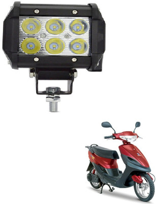 MOCKHE VLB-NP-RCT6LD1P-202 Headlight Motorbike LED (12 V, 18 W)(Spark, Pack of 1)
