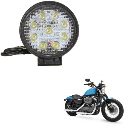 MOCKHE VLB-NS-ROU9LD1P-247 Headlight Motorbike LED for Harley Davidson (12 V, 27 W)(XL 1200, Pack of 1)