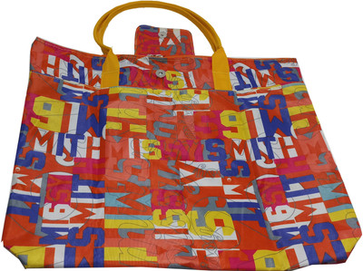

ambika shree FOLDING SHOPPING BAG PRINTED Waterproof Multipurpose Bag(Multicolor, 18 inch)