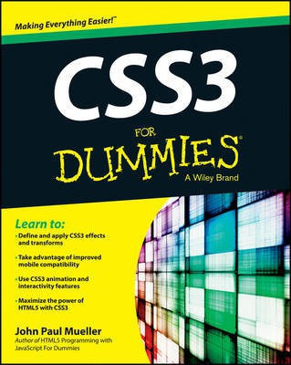 CSS3 For Dummies(English, Electronic book text, Mueller John Paul)
