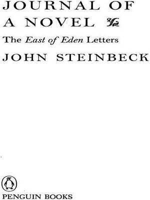 Journal of a Novel(English, Electronic book text, Steinbeck John)