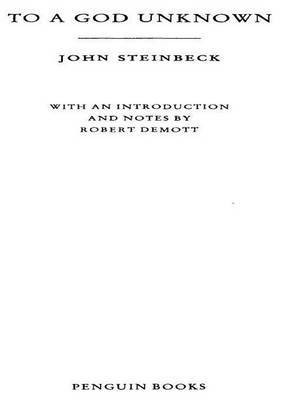 To a God Unknown(English, Electronic book text, Steinbeck John)