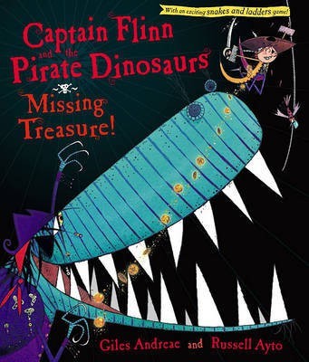 Captain Flinn and the Pirate Dinosaurs: Missing Treasure!(English, Hardcover, Andreae Giles)