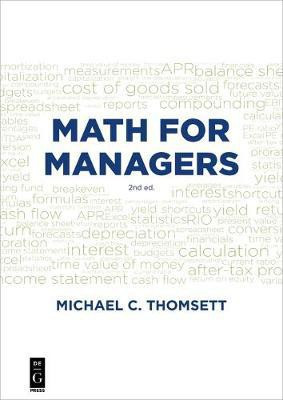 Math for Managers(English, Electronic book text, Thomsett Michael C.)