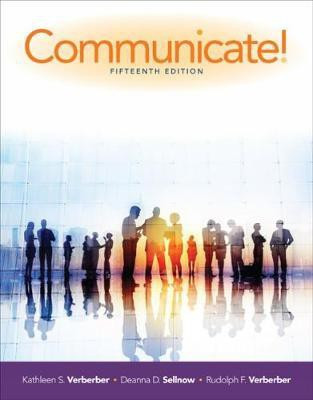 Communicate!(English, Paperback, Verderber Rudolph)