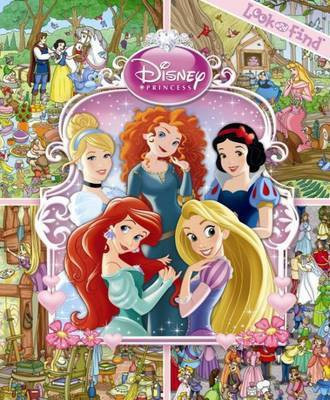 Disney Princess Look & Find(English, Board book, Publications International)