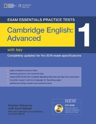 Exam Essentials Practice Tests: Cambridge English Advanced 1 with Key and DVD-ROM(English, Mixed media product, Bradbury Tom)