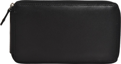 HIDECART unisex series 6 Card Holder(Set of 1, Black)