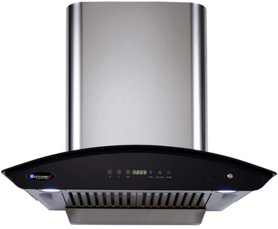 

Kitchnx SANTUM ECO 60 CM Wall Mounted Chimney(Silver 11000 CMH)