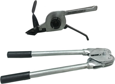 Engarc Box Packing Machine Silver Heavy Duty Strapping Tool Set Manual Crimper